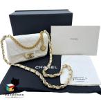  Chanel CHANEL Mini matelasse здесь Mark 2WAY цепь сумка на плечо белый metal металлические принадлежности ручная сумочка наклонный .. популярный compact бренд ba...