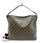  Louis Vuitton LOUIS VUITTON N41459ti свет полный PM one сумка на плечо портфель сумка Damier Brown разряд A сумка [ б/у ]