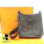  Hermes HERMES Evelyne 3 шоколад *N печать сумка на плечо портфель сумка сумка серебряный металлические принадлежности чай подпалина чай Brown коробка ткань пакет разряд A сумка [ б/у...