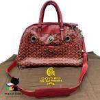  Goyard GOYARDsak Cyan PM домашнее животное Carry для домашних животных сумка домашнее животное сумка "Boston bag" сумка на плечо красный красный ткань пакет разряд AB сумка [ б/у...
