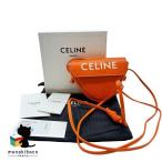  Celine CELINE прекрасный товар Logo треугольник кожа сумка на плечо orange популярный бренд compact сумка подарок подарок коробка ткань пакет брошюра...