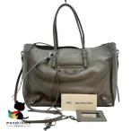  Balenciaga BALENCIAGA как новый 2WAY большая сумка кожа серый бренд ощущение роскоши модный популярный мода бизнес обычно держать ремешок...