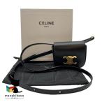  Celine CELINE прекрасный товар Mini Trio mf машина f чёрный Gold металлические принадлежности сумка на плечо наклонный .. небольшая сумочка бренд compact сумка симпатичный модный...