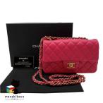  Chanel CHANEL прекрасный товар Mini matelasse овчина сумка на плечо цепь ремешок наклонный .. розовое золото металлические принадлежности G карта коробка ткань пакет разряд A женщина...