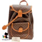  Celine CELINE Macadam рюкзак рюкзак портфель портфель сумка сумка Brown бежевый женский разряд AB женский сумка [ б/у ]