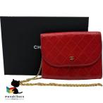  Chanel CHANEL matelasse овчина кнопка блокировка Mini цепь плечо красный красный Gold металлические принадлежности сумка на плечо сцепление наклонный .......