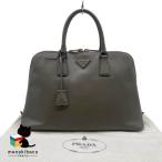  Prada PRADA BL0812safia-no ручная сумочка gray silver металлические принадлежности портфель портфель сумка сумка cloche to кольцо для ключей ткань пакет разряд AB сумка [...