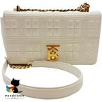  Burberry BURBERRY роллер цепь сумка на плечо белый Gold металлические принадлежности кожа бренд модный симпатичный ощущение роскоши elegant обычно держать te- тигр...