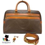  Celine CELINE Macadam 2WAY Boston чай бренд большая вместимость сумка ощущение роскоши путешествие бизнес ремешок cloche to ключ разряд A сумка [ б/у ]