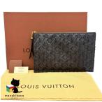  Louis * Vuitton LOUIS VUITTON M40836 небольшая сумочка Flat Zip Jaguar do шелк чёрный Gold металлические принадлежности бренд сумка органайзер бардачок темно синий Park...