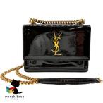  солнечный rolan Saint Laurent Sunset цепь плечо pa палатка чёрный Gold металлические принадлежности бренд ощущение роскоши elegant party формальный теснина ....