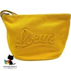  Loewe LOEWE Logo сумка желтый парусина разряд A сумка [ б/у ]