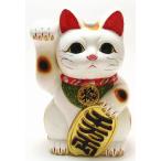 金運アップグッズ 招き猫 置物 まねきねこ 開店祝い 招き猫の右手は金運を招く 貯金箱にもなる 白招き猫7号(右手) かわいい 猫 雑貨 グッズ