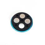 マグネット 強力 ネオジム磁石 ネオジウム磁石 9mmX2mm 4個セット 両面プレート付き AD-3108