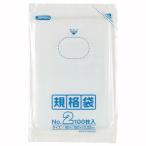 ジャパックス LD 規格袋 02号 0.030mm厚 100枚 透明 K-02