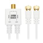 HORIC антенна дистрибьютор мощность кабель в одном корпусе модель 50cm S-2.5C-FB винтового типа коннектор белый AP-087WW