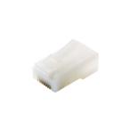  Elecom собственное производство для RJ45 коннектор Cat5e одиночный линия yoli линия обе соответствует 10 штук половина прозрачный LD-RJ45T10/T2