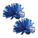 (10 комплект ) ARTEC удобно Cheer pompon маленький голубой серебряный компактный Mini размер готовый завершено ATC18029X10