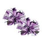 (10 комплект ) ARTEC hands free Cheer pompon незначительный фиолетовый серебряный рука . палец . установка ... из рука . свободно можно использовать pomponATC19519X10