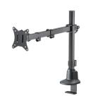  Sanwa Supply монитор arm одиночный long arm тонкий Short зажим черный CR-LAC116BK
