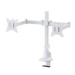 Sanwa Supply монитор arm двойной long arm тонкий Short зажим белый CR-LAC216W