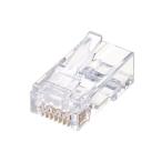  Sanwa Supply RJ-45 коннектор категория 6, проникать type, одиночный линия .. линия совместного пользования,10 штук входит ADT-6RJKN-10
