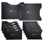 COMSEI скимминг предотвращение кейс футляр для карточек 10 листов / паспорт кейс 2 листов VCOM-0002