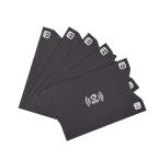 e погружен в машину скимминг предотвращение футляр для карточек 5 шт. комплект черный VE-2473