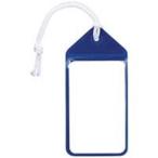 (まとめ)共栄プラスチック ネームタッグ旅行名札 C-80-5-B ブルー 5枚〔×10セット〕