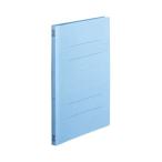 (まとめ) TANOSEE フラットファイル(スタンダードカラー) A4タテ 150枚収容 背幅18mm コバルトブルー 1セット(100冊：10冊×10パック) 〔×2セット〕