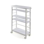  кухня место хранения примерно ширина 53× глубина 20.5× высота 85cm белый steel с роликами . тонкий место хранения Wagon место хранения мебель сборка товар 