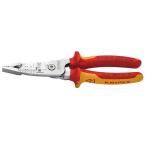 KNIPEXknipeks1000V изоляция клещи для снятия изоляции me Trick размер 200×60×28mm упаковка входить 1376-200MESB инструмент tool 