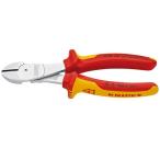 KNIPEXknipeks1000V изоляция мощный . кусачки общая длина 180mm 7406-180 инструмент tool DIY работа инструмент 