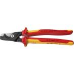 KNIPEXknipeks1000V изоляция кабельный резак подножка cut XL общая длина 225mm 9518-225 инструмент tool DIY работа инструмент 