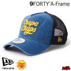 ニューエラ チュッパチャプス 9FORTY A-Frame トラッカー メッシュキャップ NEWERA Chupa Chups イタリアンウォッシュ ネイビー