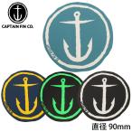 CAPTAIN FIN CO. Captain ласты стикер CIRCLE MAT 90mm наклейка модель 