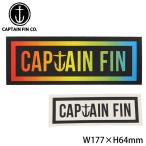 CAPTAIN FIN CO. Captain ласты стикер SQUARE MEDIUM 177×64mm наклейка модель 
