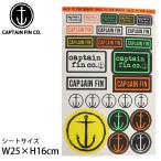 CAPTAIN FIN CO. Captain ласты стикер STICKER SET 250×160mm наклейка модель 