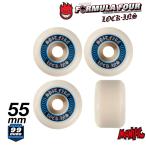 SPITFIRE Wheel FORMULA FOUR (F4) LOCK INS - 99DURO 55mm 4 шт 1 комплект ( голубой )