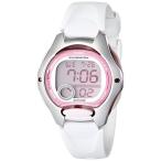 腕時計 カシオ レディース LW200-7AV Casio Women's LW200-7AV Digital Watch with White Resin Strap