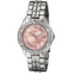 腕時計 ゲス GUESS G75791M GUESS Pink + Silver-Tone Bracelet Watch with Date Feature. Color: Silver-Tone (