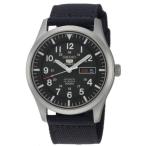 腕時計 セイコー メンズ SNZG15 SEIKO Men's SNZG15 SEIKO 5 Automatic Stainless Steel Watch with Nylon