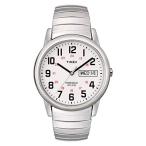 腕時計 タイメックス メンズ T20461 Timex Men's Easy Reader 35mm Day-Date Watch ? Silver-Tone Case