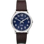 腕時計 タイメックス メンズ T2P319 Timex Men's T2P319 Easy Reader Brown Leather Strap Watch