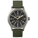 腕時計 タイメックス メンズ T49961 Timex Expedition Scout Black Dial Green Nylon Strap Gents Watch