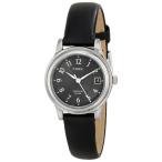 腕時計 タイメックス レディース T29291 Timex Women's T29291 Porter Street Black Leather Strap Wat