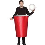 コスプレ衣装 コスチューム その他 6029 Rasta Imposta Beer Pong Cup Costume, Red, One Size