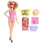 バービー バービー人形 DGY74 Barbie Glam Vacation Doll, Pink Polka Dot