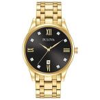 腕時計 ブローバ メンズ 97D108 Bulova Men's Classic Gold Tone Stainless Steel 3-Hand Date Quartz Watc