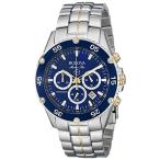 腕時計 ブローバ メンズ 98H37 Bulova Men's Marine Star Two-Tone Stainless Steel Chronograph Quartz Wa